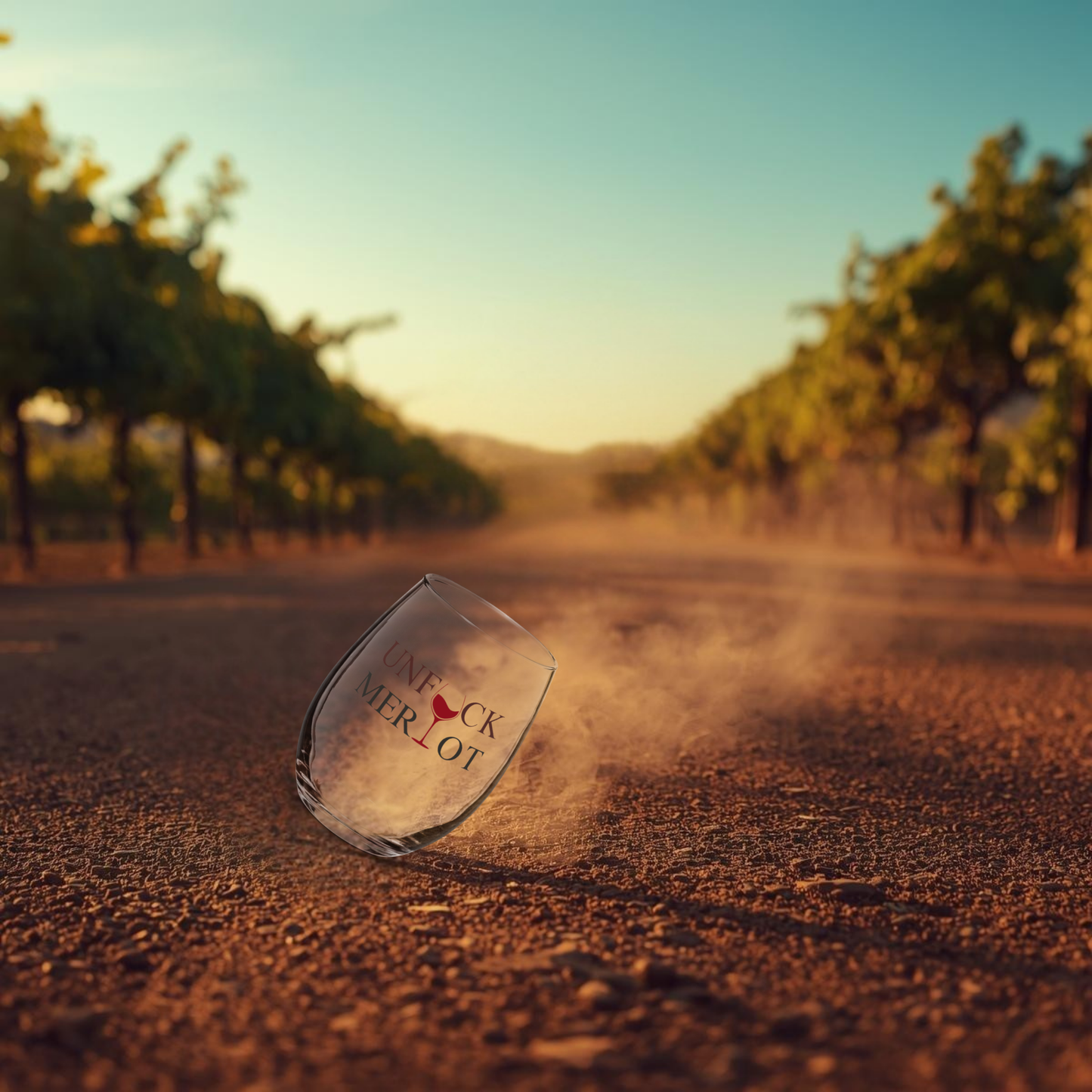 The "Styrofoam Cup" Stemless Wine Glass