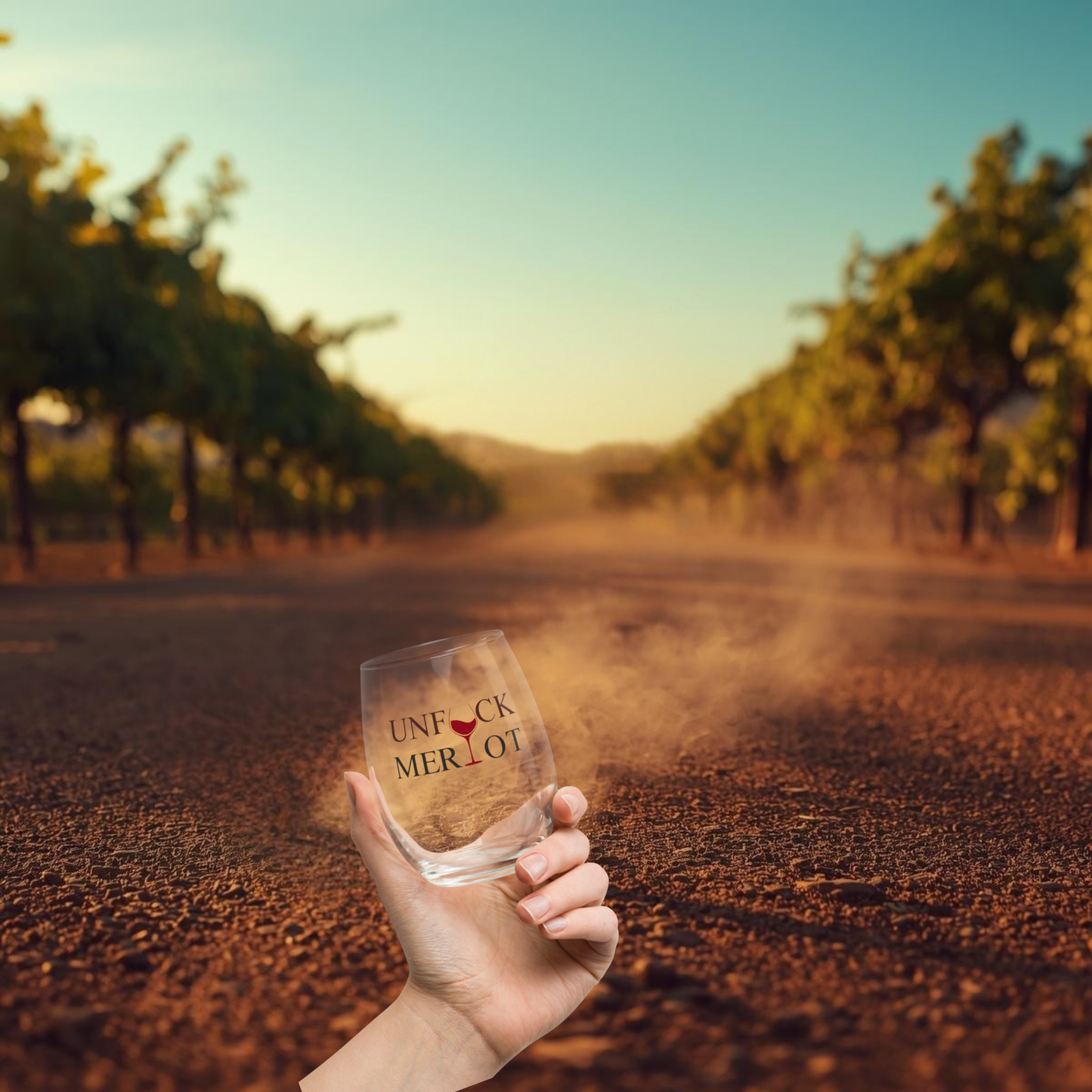 The "Styrofoam Cup" Stemless Wine Glass
