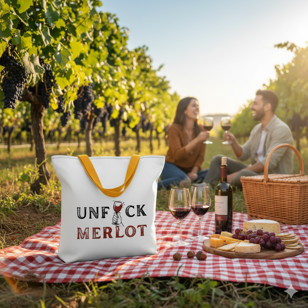 Merlot Revival Tote bag