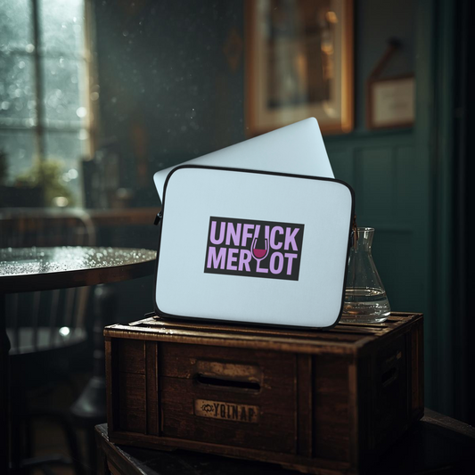 Merlot & Chill Laptop Sleeve